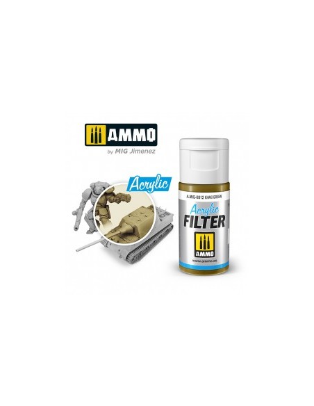 FILTRO ACRÍLICO VERDE CAQUI