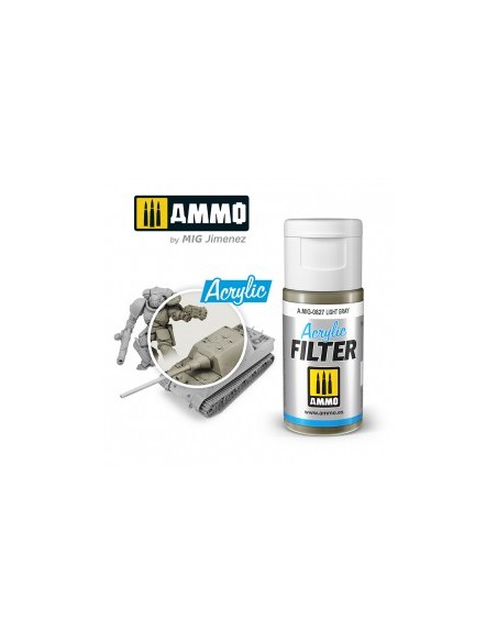 FILTRO ACRÍLICO GRIS CLARO