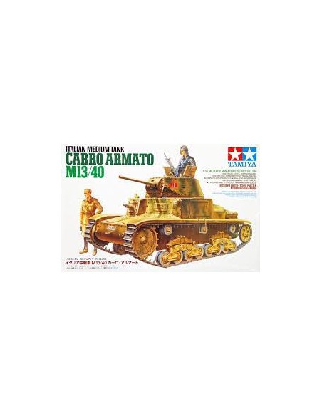 ITALIAN MEDIUN TANK CARRO ARMATO M13/40 INCLUIDP FOTOGRABADOS Y CAÑON METAL