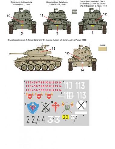 CALCAS M24 CHAFEE EN ESPAÑA 1/35