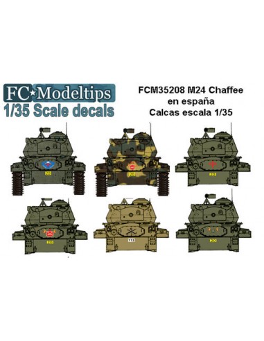 CALCAS M24 CHAFEE EN ESPAÑA 1/35