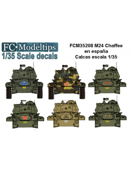 CALCAS M24 CHAFEE EN ESPAÑA 1/35