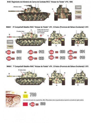 CALCAS M48 EN ESPAÑA 1/35