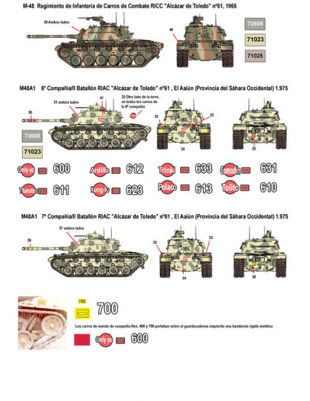 CALCAS M48 EN ESPAÑA 1/35