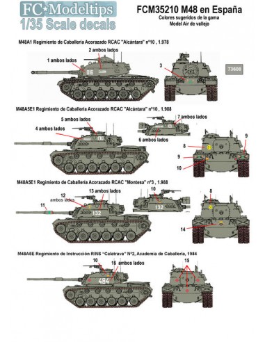 CALCAS M48 EN ESPAÑA 1/35