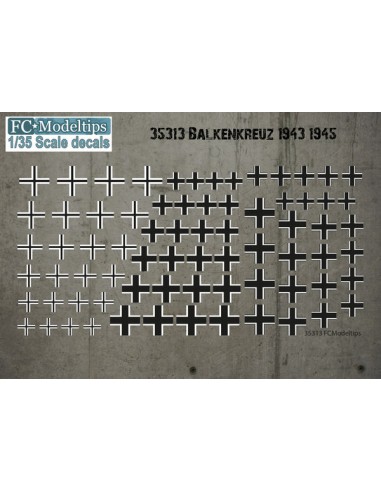 CALCAS BALKENKREUS 1943-1945, 1/35