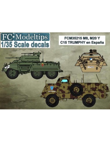 CALCAS M8, M29 Y TRUMPHY EN ESPAÑA 1/35