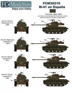 CALCAS M41 EN ESPAÑA 1/35 2