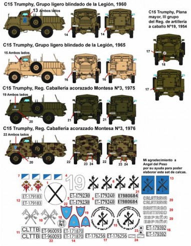 CALCAS M107 Y M110 EN ESPAÑA 1/35