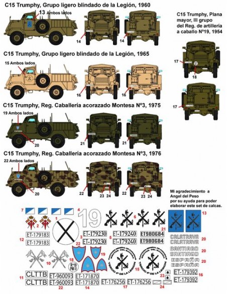CALCAS M107 Y M110 EN ESPAÑA 1/35