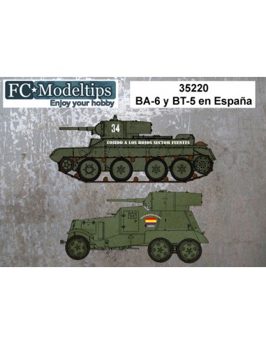 CALCAS BA-6 Y BT-5 EN ESPAÑA 1/35
