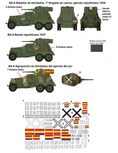 CALCAS BA-6 Y BT-5 EN ESPAÑA 1/35 2