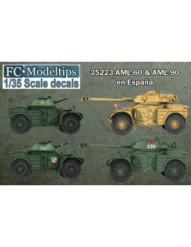 CALCAS PANHARD AML-60 Y 90 EN ESPAÑA 1/35