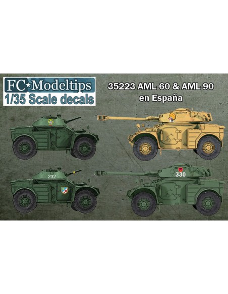 CALCAS PANHARD AML-60 Y 90 EN ESPAÑA 1/35