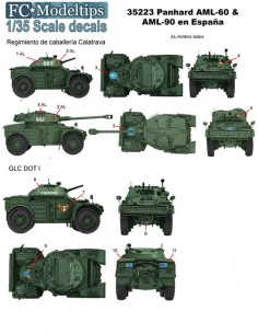 CALCAS PANHARD AML-60 Y 90 EN ESPAÑA 1/35 2