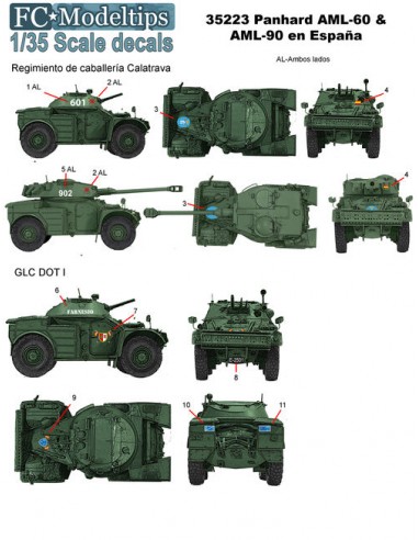 CALCAS PANHARD AML-60 Y 90 EN ESPAÑA 1/35