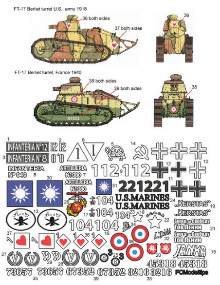 CALCAS FT-17 INTERNACIONAL 1/35