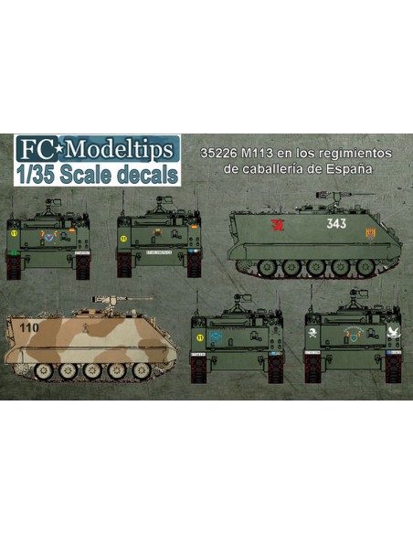 CALCAS M113 EN LOS REGIMIENTOS DE CABALLERÍA EN ESPAÑA 1/35