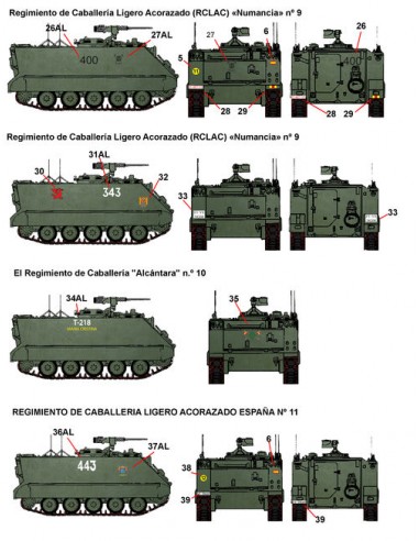 CALCAS M113 EN LOS REGIMIENTOS DE CABALLERÍA EN...