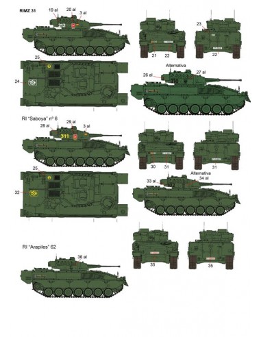 CALCAS VCI/VCC PIZARRO 1/35
