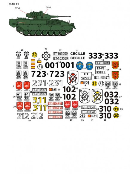 CALCAS VCI/VCC PIZARRO 1/35