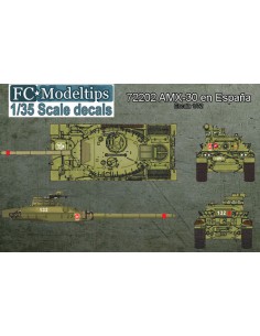 CALCAS AMX-30 EN ESPAÑA 1/72