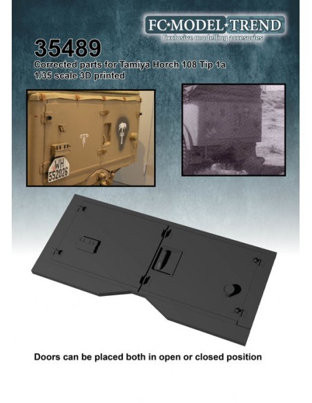 HORCH 108 TYP A CORRECTED REAR PARTS