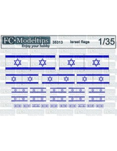 BANDERAS ISRAEL 1/35