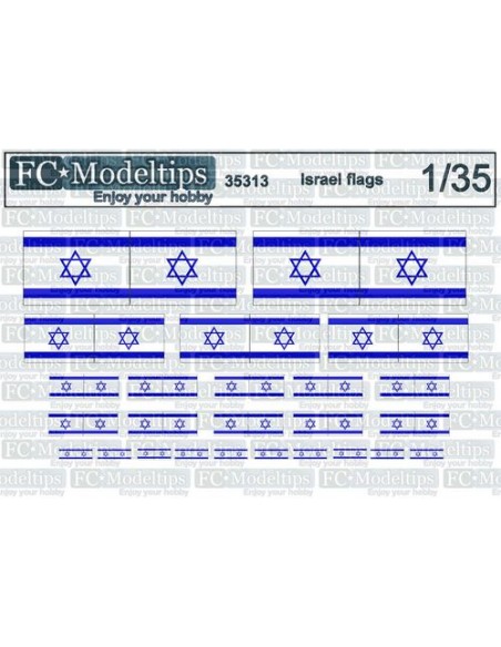 BANDERAS ISRAEL 1/35