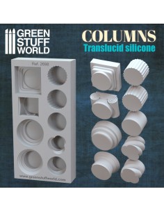 MOLDE SILICONA COLUMNAS