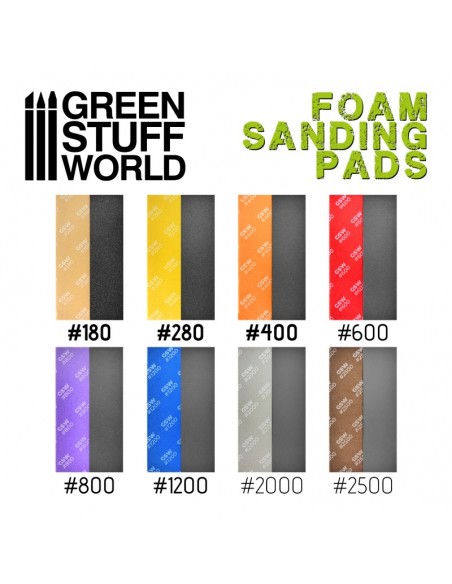 LIJA ESPUMA EVA SURTIDO GRANO GRUESO (20 UNID.)