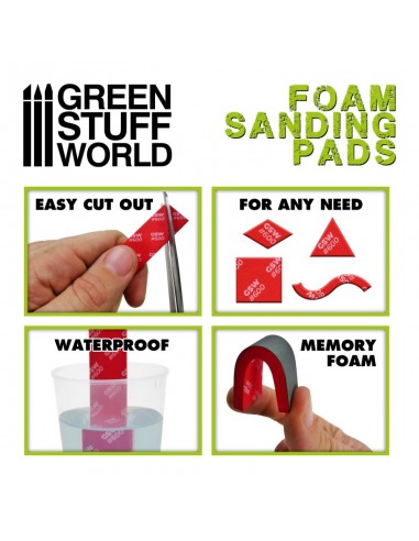 LIJA ESPUMA EVA SURTIDO GRANO GRUESO (20 UNID.)