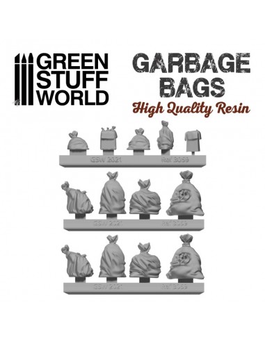 SET RESINA BOLSAS DE BASURA