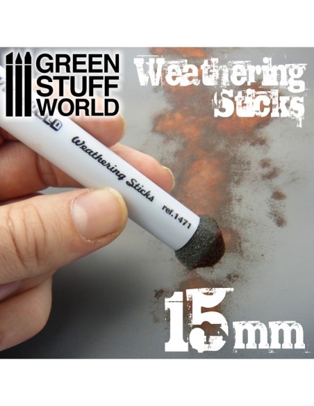 PINCELES WEATHERING 15mm (2 uds)