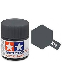 TAMIYA X10 GRIS ACERO