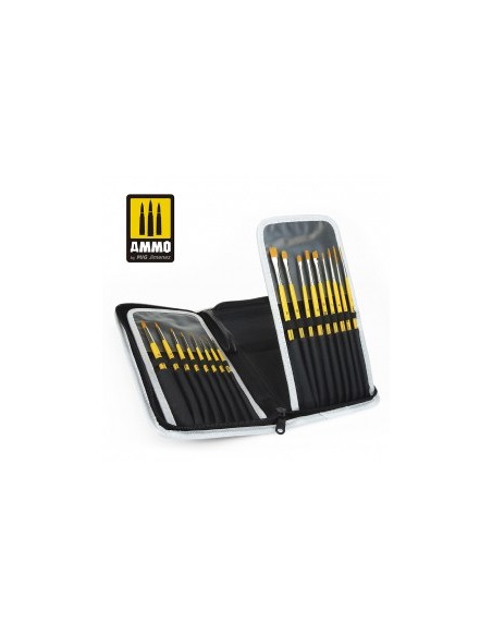 AMMO BRUSH ARSENAL - ESTUCHE ORGANIZADOR Y PROTECTOR DE PINCELES