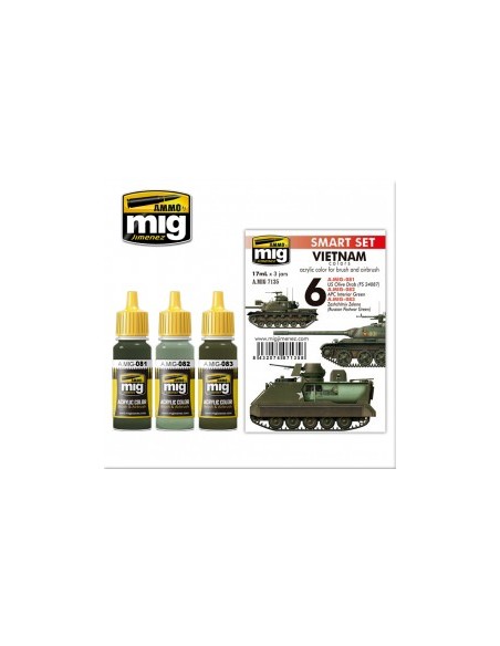 SET DE COLORES DE VIETNAM