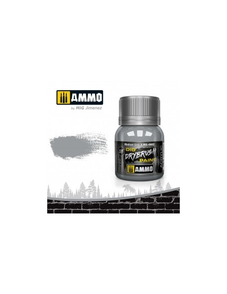 DRYBRUSH PINCEL SECO GRIS MEDIO