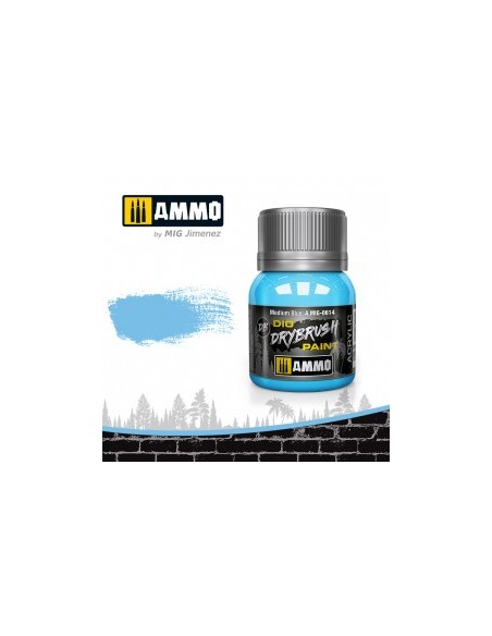 DRYBRUSH PINCEL SECO AZUL MEDIO