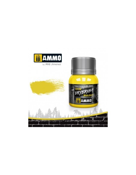 DRYBRUSH PINCEL SECO AMARILLO DESGASTADO
