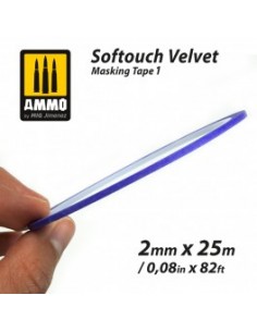 SOFTOUCH VELVET MASKING TAPE 1 (2mm X 25M) 2