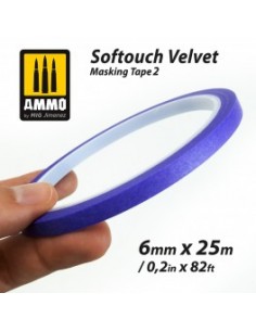 SOFTOUCH VELVET MASKING TAPE 2 (6mm X 25M) 2
