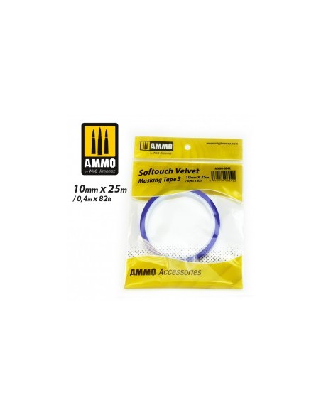 SOFTOUCH VELVET MASKING TAPE 3 (10mm X 25M)
