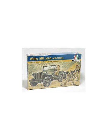 Willys MB Jeep with Trailer