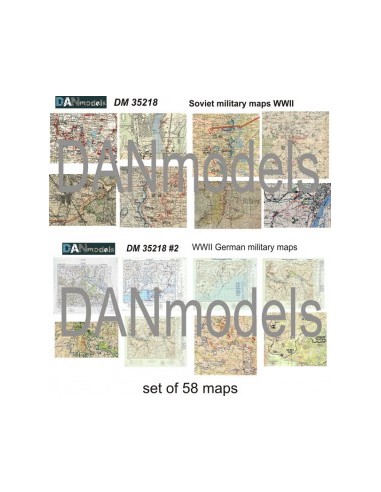 MAPAS TOPOGRÁFICOS WWII 1/35