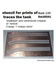 PLANTILLA HUELLAS DE TANQUES 1/35