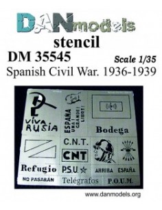 PLANTILLA GUERRA CIVIL ESPAÑOLA 1/35