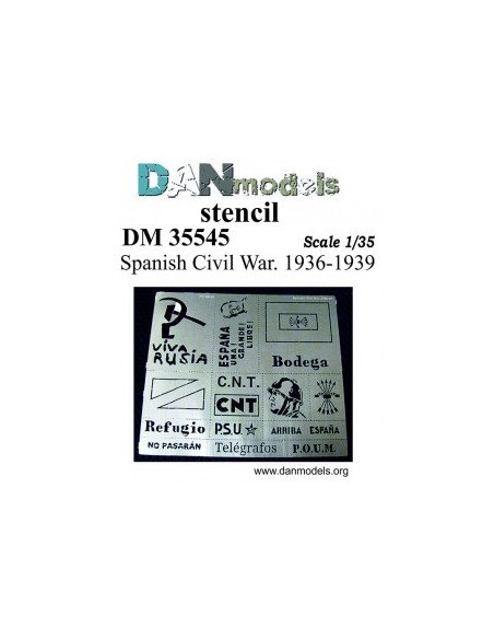 PLANTILLA GUERRA CIVIL ESPAÑOLA 1/35