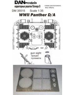REJILLAS PARA PANTHER D/A, WWII 1/35
