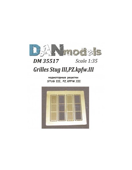 REJILLAS PARA STUG III Y PZ KPFW III 1/35